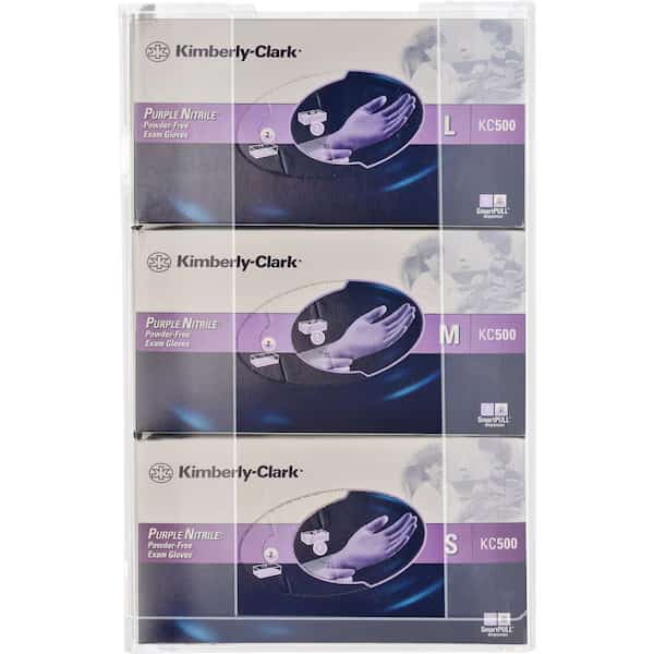 Acrylic Glove Dispenser, Triple