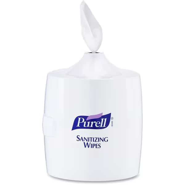 reg Sanitizing Wipes Wall Mount Dispenser, White