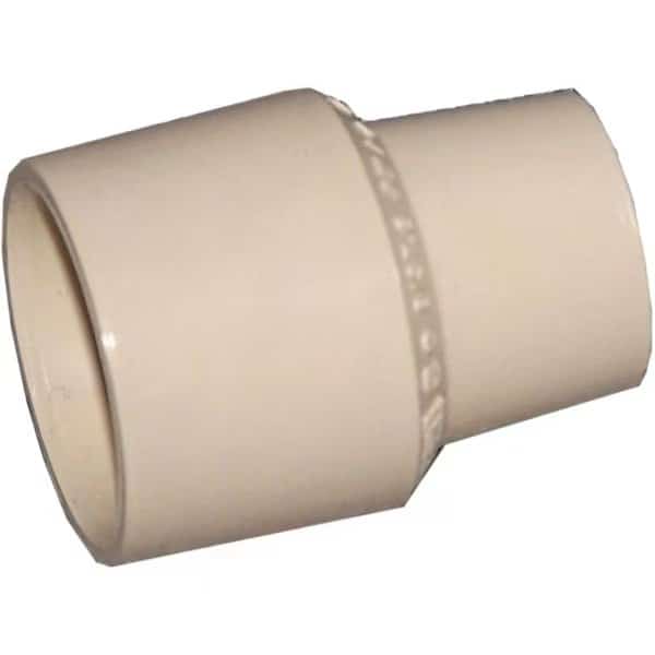 Pipe Coupling, 34 x 12 in, CPVC, SCH 40 Schedule