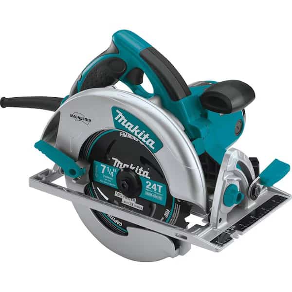 7-1/4" Magnesium Circular Saw, 15.0A, Electric Brake, Makita, Mfr#: 5007MGA