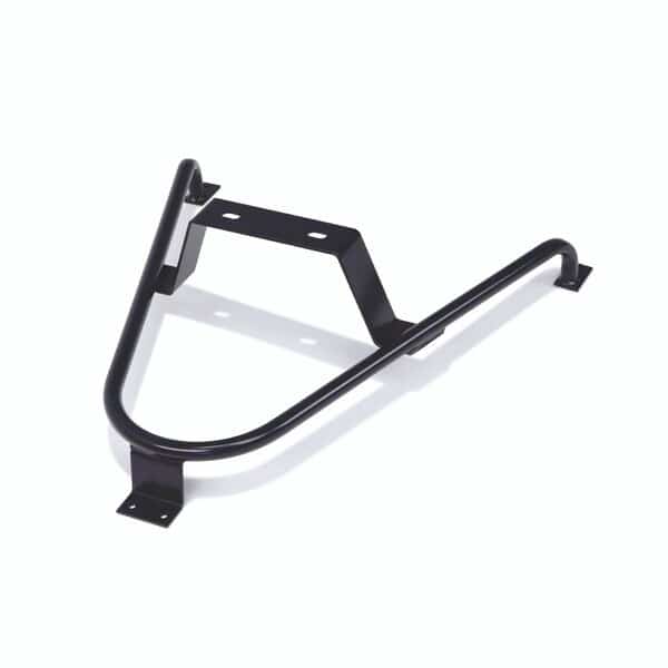 SPARE TIRE CARRIER Rear Door Mount; Custom Fit; Black; Stainless Steel
