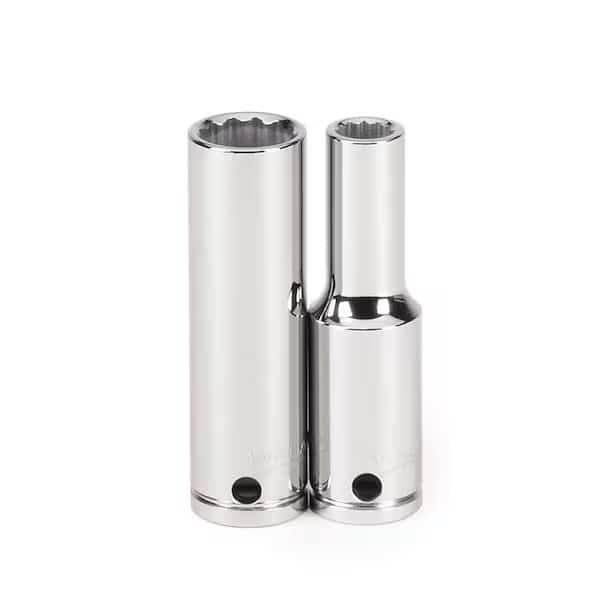1/2" Drive, 1-7/16" SAE Socket, 12 Points, Deep , 1-7/16", 1/2" Dr.