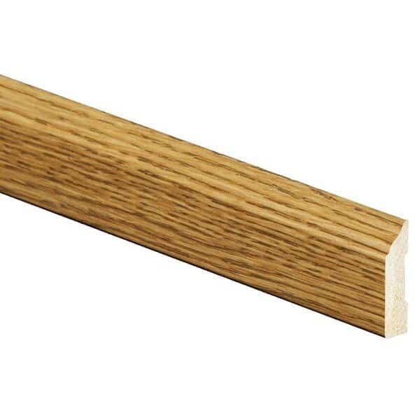 Stop Moulding, 1516 in W, 38 in H, Smooth Profile, Polystyrene, Ultra Oak