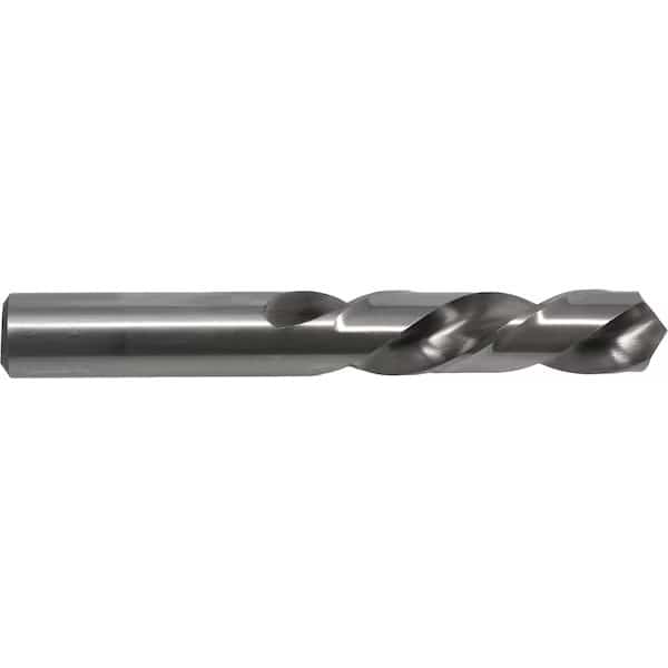 Screw Machine Drill Bit, 13/64 in Size, 118 Degrees Point Angle, High Speed Steel, Bright Finish