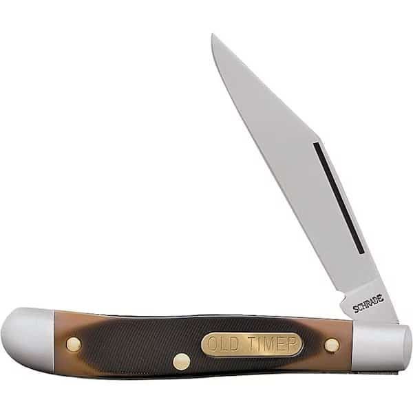 Folding Pocket Knife, 2.2 in L Blade, 7Cr17 High Carbon Stainless Steel Blade, 1Blade