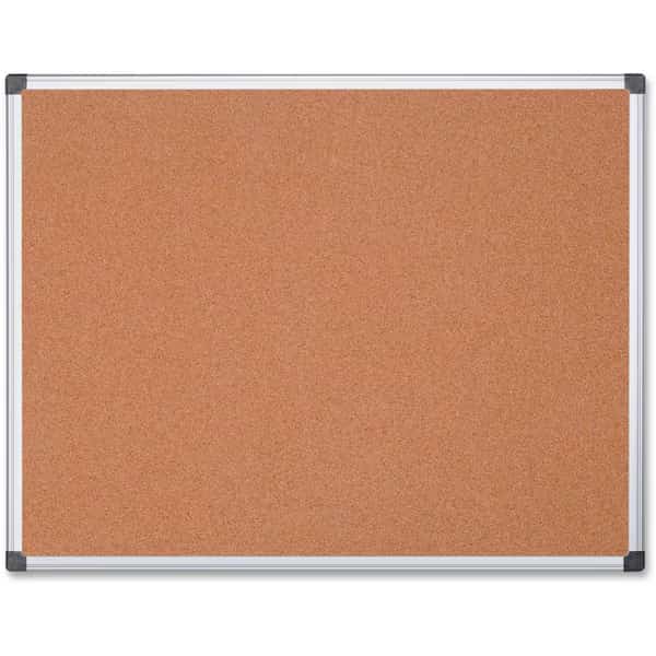 GEC 8482; Cork Bulletin Board - 72 x 48 - Aluminum Frame