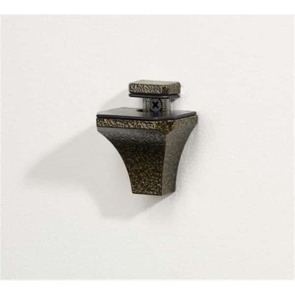 Diamond Black Gold Small Shelf Bracket