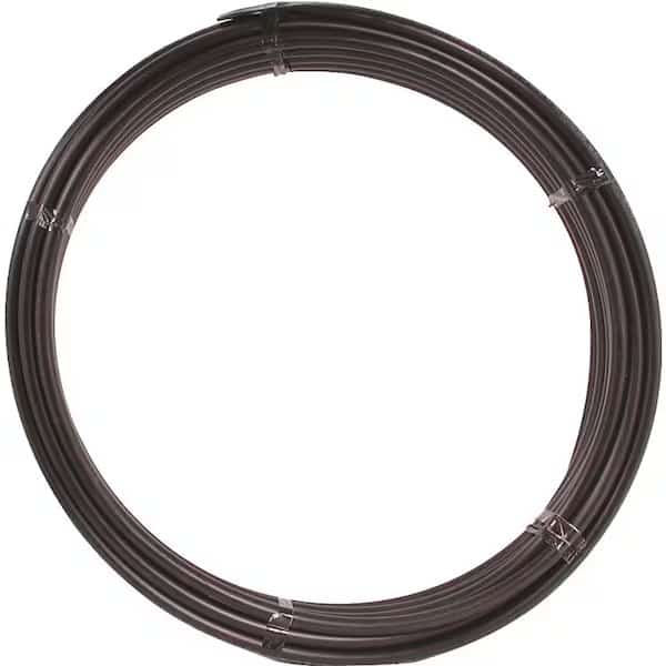Pipe Tubing, 114 in, Plastic, Black, 300 ft L