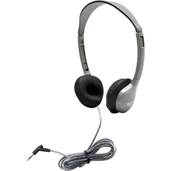 SchoolMate™ Personal Stereo Headphone w/Leatherette Cushions, PK2