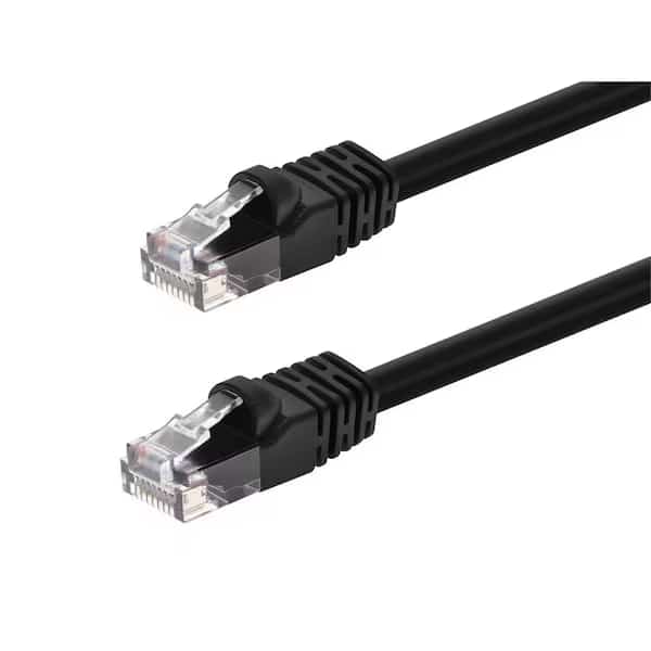 Patch Cord,Cat 6,Booted,Black,50 ft., Mfr#: 2323, MONOPRICE