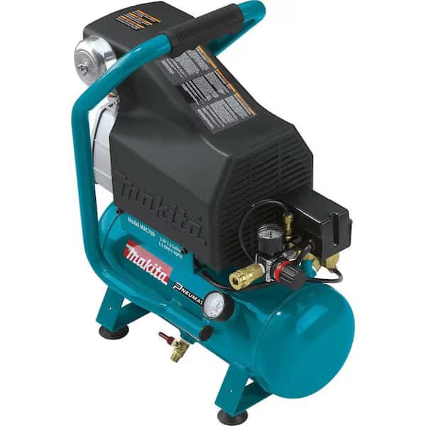 Portable Air Compressor,2.6 gal,Hot Dog, Mfr#: MAC700, MAKITA