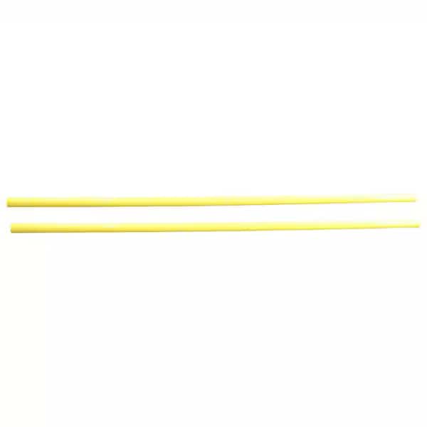 Safety Handrail, Steel, Yellow, 43-5/16" H