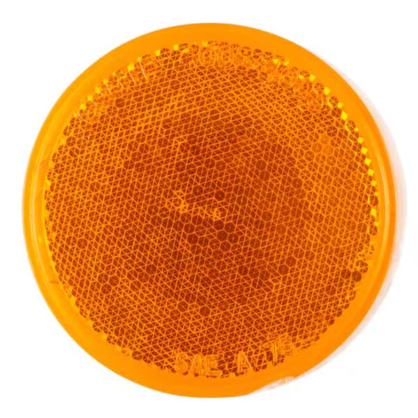 Reflector,Round,Yellow,3" L, Mfr#: 40053, GROTE