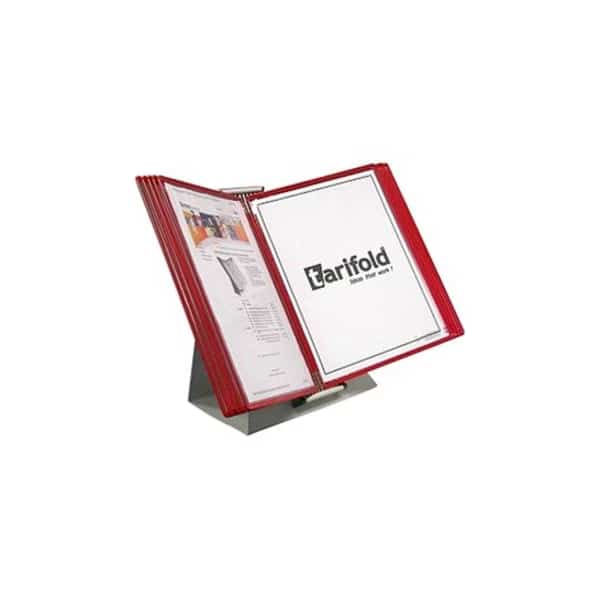 Document Desk Display Unit, 10 Red Pocket