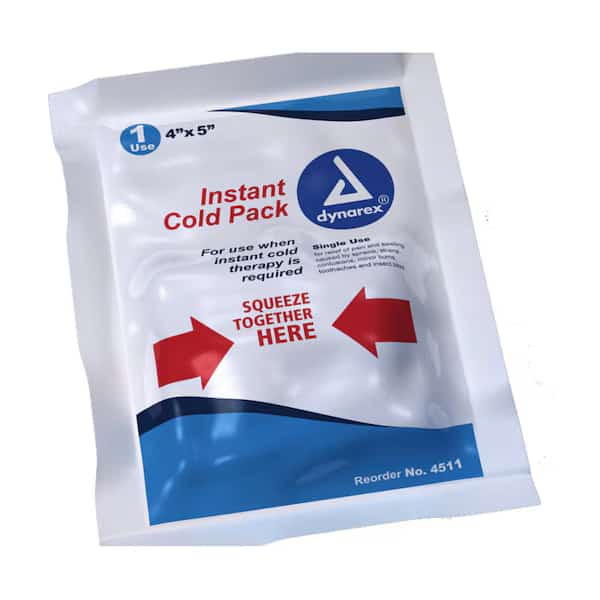 Instant Cold Compress, 4" x 5", PK12, FIRST VOICE, Mfr# IP01A
