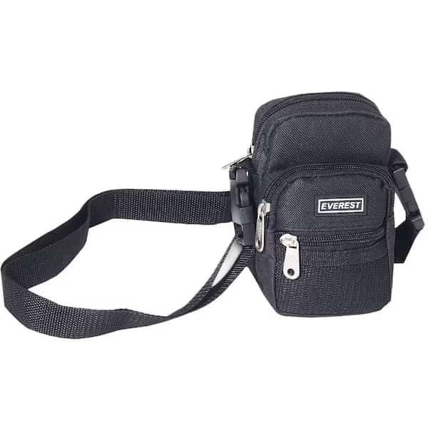 Everest Trading CM5D-BK 6" Camera Bag with Detachable Shoulder Strap