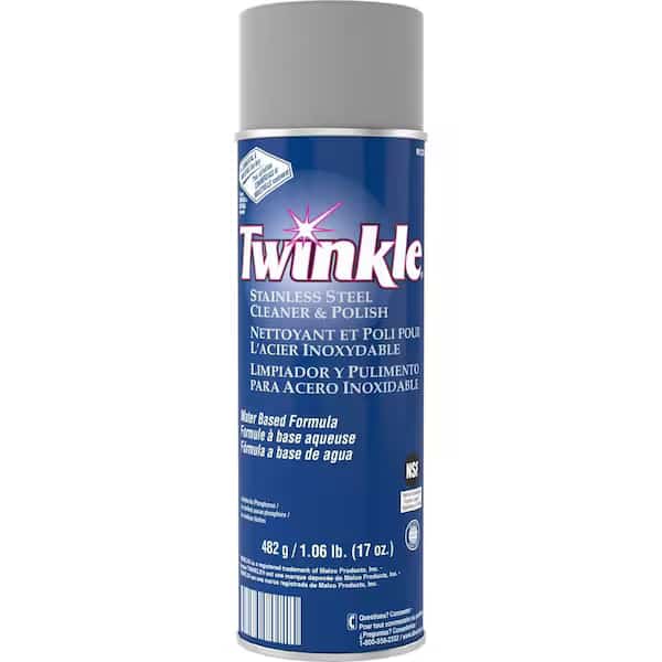 Stainless Steel Cleaner and Polish, 17 oz Aerosol Spray, PK12