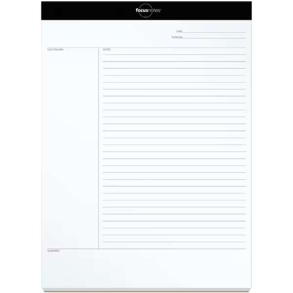 TOPS  Idea Collective Legal Pad, 8-1/2" x 11-3/4", White, 50 Sheets/Pad, 1/Pack