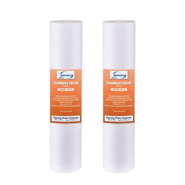 Sediment Water Filter Replacement Cartridges 5 Micron 2PK