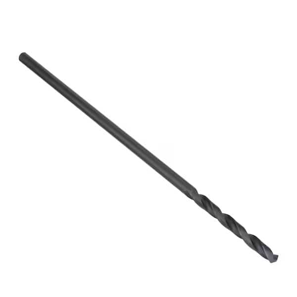 1/8"x12" HSS Aircraft Extension Drill Bit, Overall Length: 12"