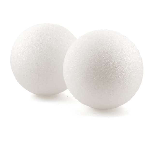 Craft Foam Balls, 4 Inch, White, 12PK, Hygloss Products, Mfr#: 51104