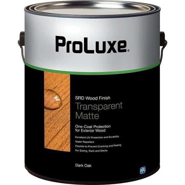 Proluxe Cetol SRD Wood Finish, Transparent, Dark Oak, Liquid, 1 gal, Can