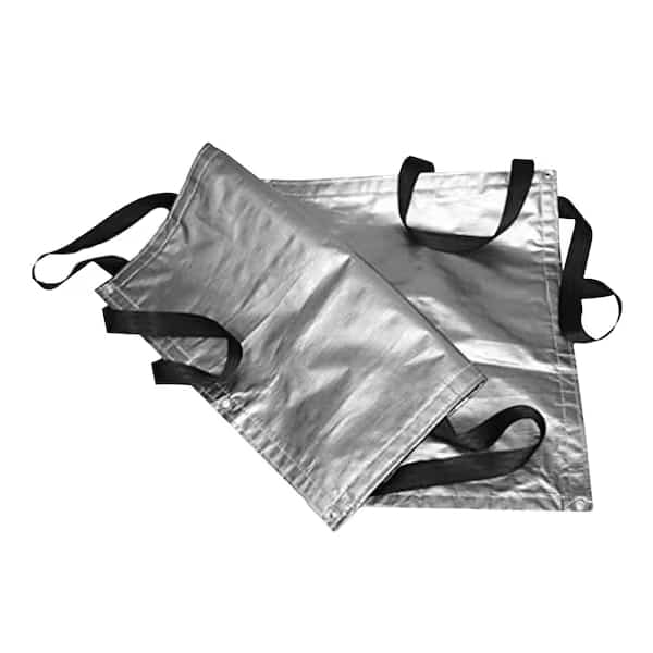 Tarp, 25 ft x 54 ft, 12 Mil, Silver/Black, Reinforced Polyethylene
