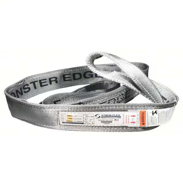 Web Sling, Twisted Eye, 12 ft L, 9,600 lb