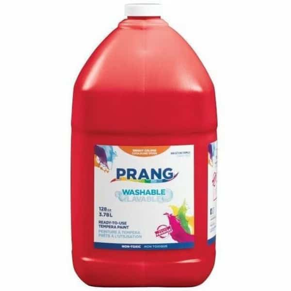 Prang, Washable Paint, Red, 1 Gal