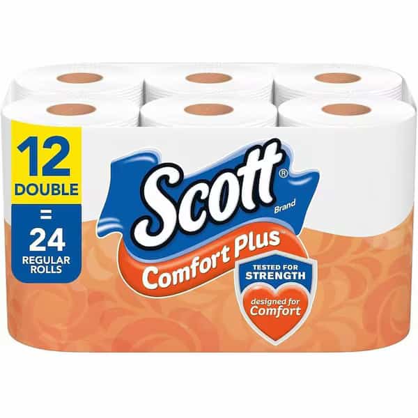Comfort Plus, Standard, 231 Sheets, White, 48 PK