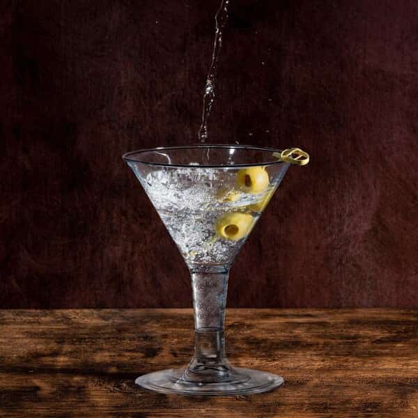 2 oz. Clear Plastic Mini Martini Shot Glasses (192 Glasses), 192PK