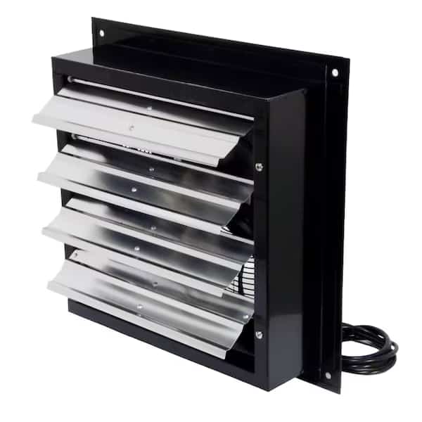 Shutter Mount Exhaust Fan, 24", 2 Speed, 4700/3800 cfm, 115V