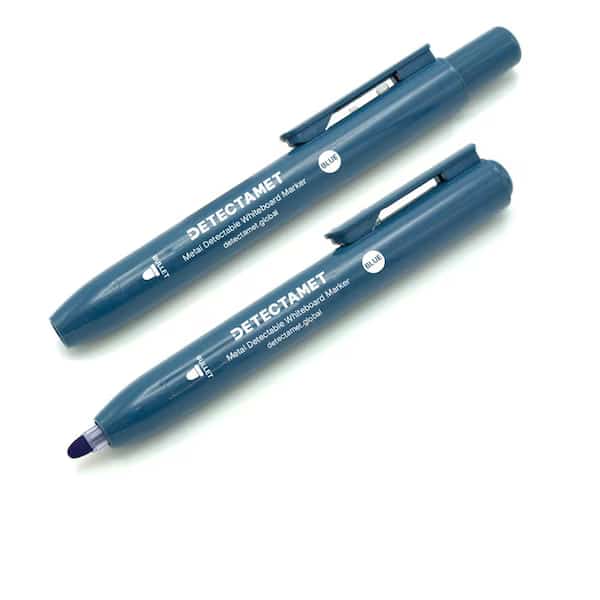 Detectable Dry Erase Marker Set, Round Barrel, PK10