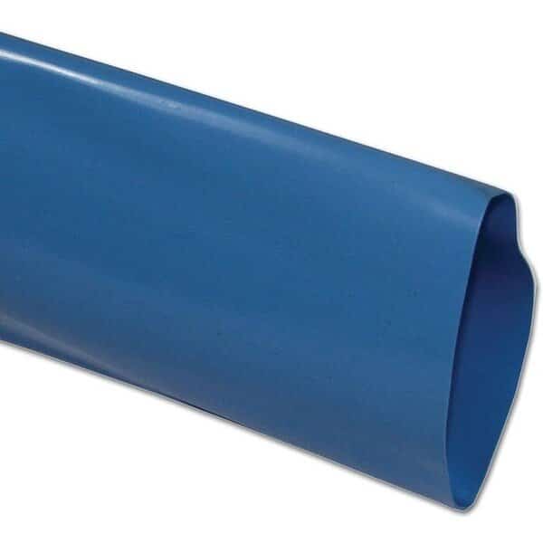 UDP T36 Series T36005001/RCDR Flat Discharge Hose, 1-1/2 in ID, Polyethylene, Blue