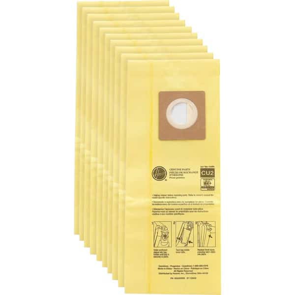 Hoover Allergen Filtration Bags For HushTone CH54113, CH54115, CH54013  CH54015, 10 Pack