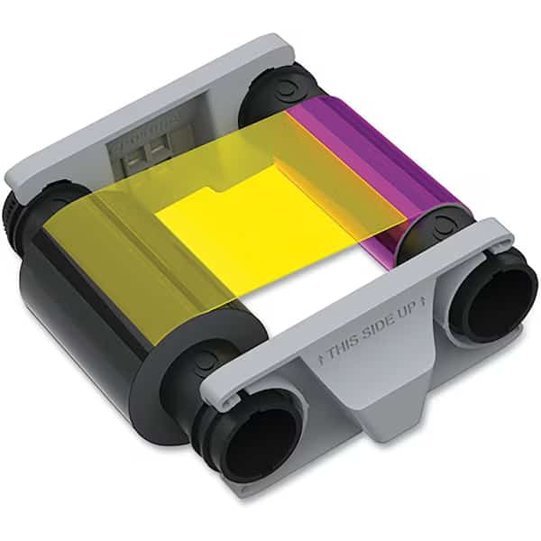ID Card Printer Ribbon, Color, 8 in. H