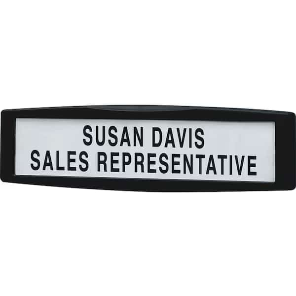 9" W x 2.5" H, Rectangular