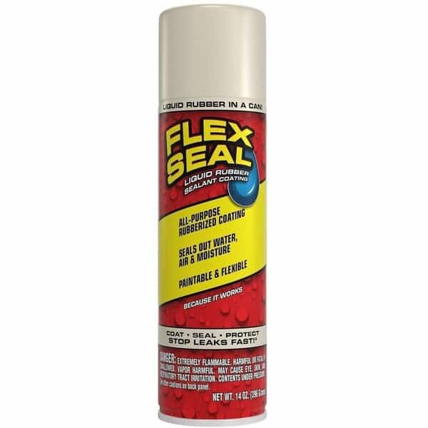 Flex Seal Family of Products Flex Seal Off White Brite Rubber Spray Sealant 14 oz
