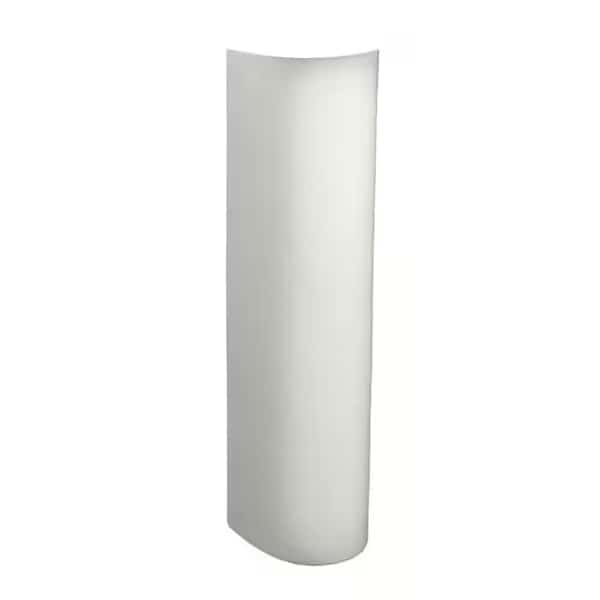 Evolution Pedestal Leg, White