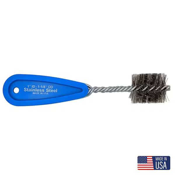 Stainless Steel Premium plumbing copper fitting brush, Plastic