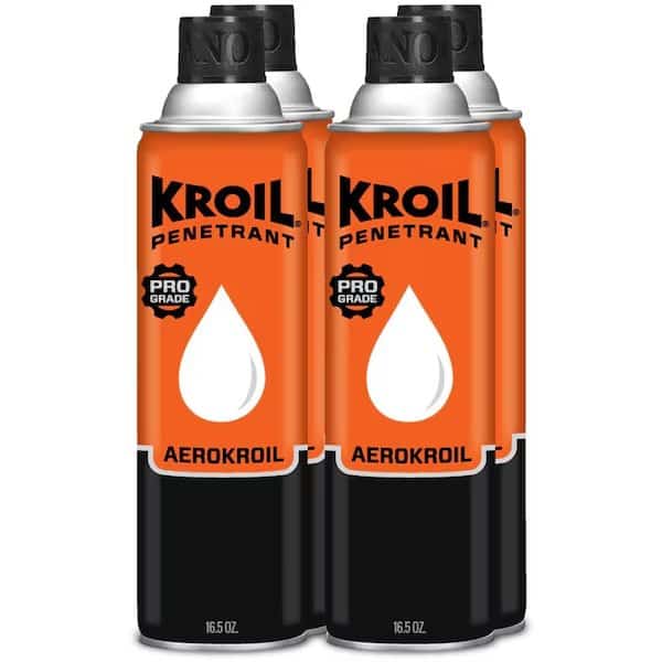 16.5 Oz. Penetrant Original (aka AeroKroil), Penetrating Oil Aerosol, Penetrant, Multipurpose, 4PK