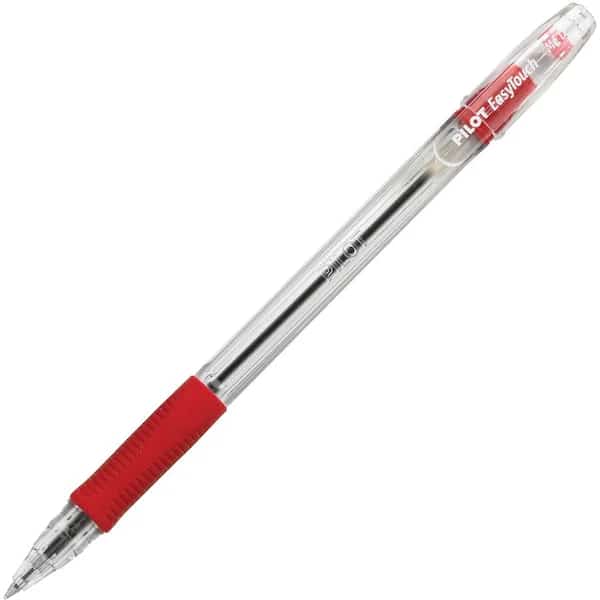 Pilot  EasyTouch Stick Ballpoint Pen, 12/Pack