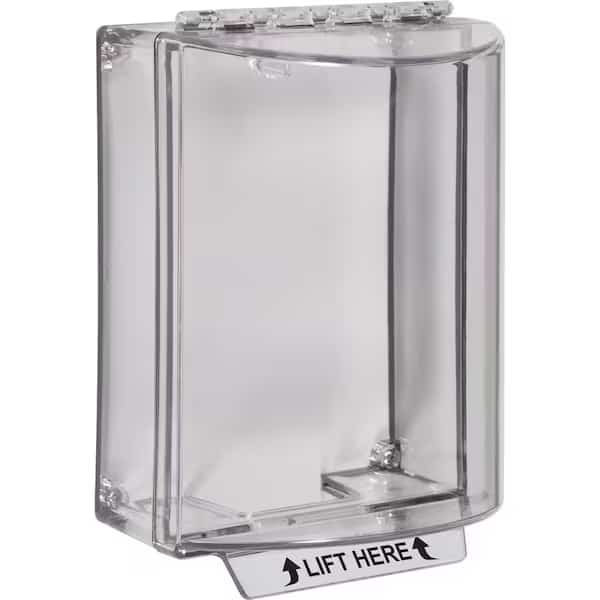 Surface Mount Clear Poly Enclose Protective Cover 4inD