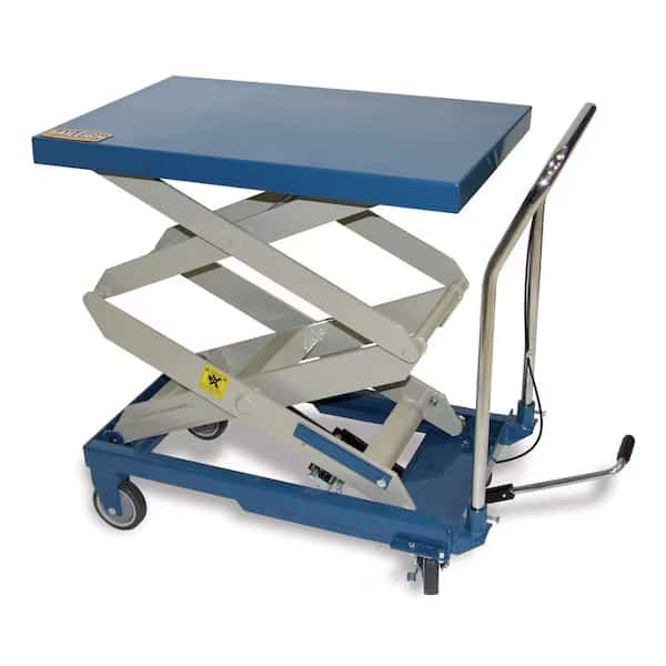 Scissor Lift Cart, 14-7/64In H, Steel
