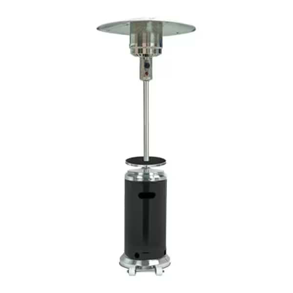 Outdoor Two-Toned Patio Heater in Stainless Steel and Black