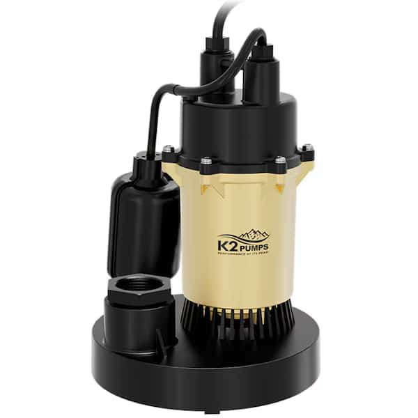1/2 HP Sump Pump with Direct-in Tethered Switch