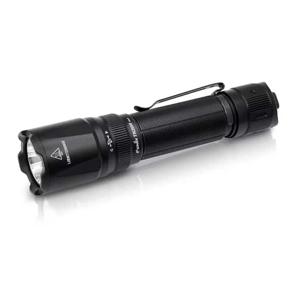 Tactical Flashlight, Black, Al, LED, Fenix Lighting, Mfr#: TK20R V2.0