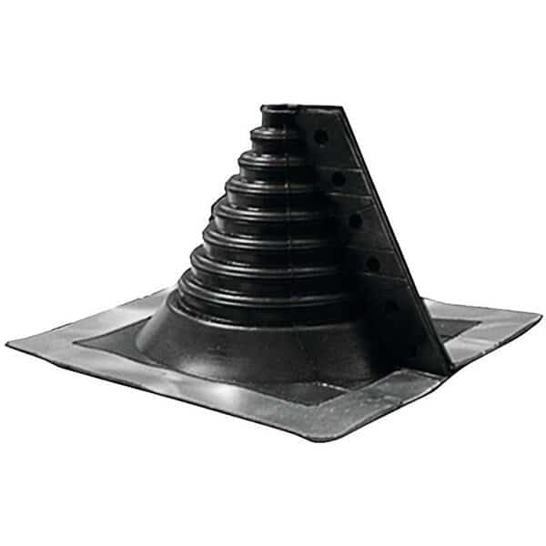 Hercules Retro Master Flash 14049 Roof Flashing, 1/4 to 4 in, EPDM 8 x 8 in