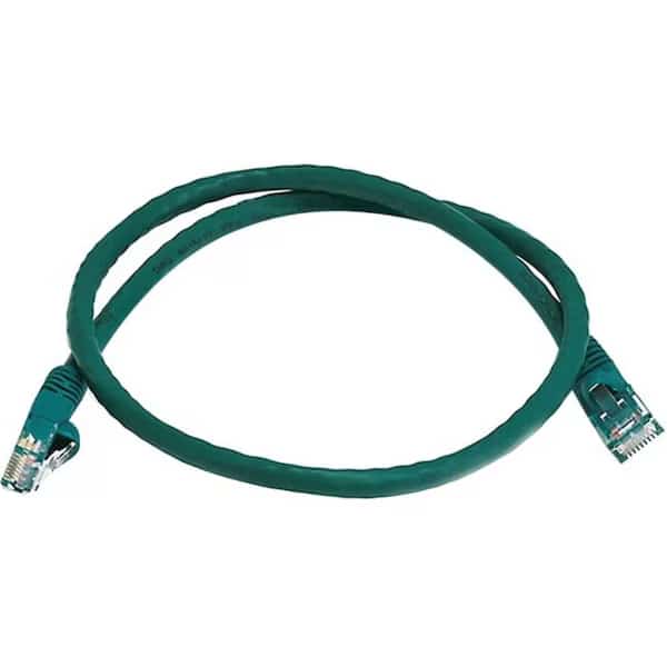 Ethernet Cable, Cat 6, Green, 2 ft., MONOPRICE, Mfr# 3421
