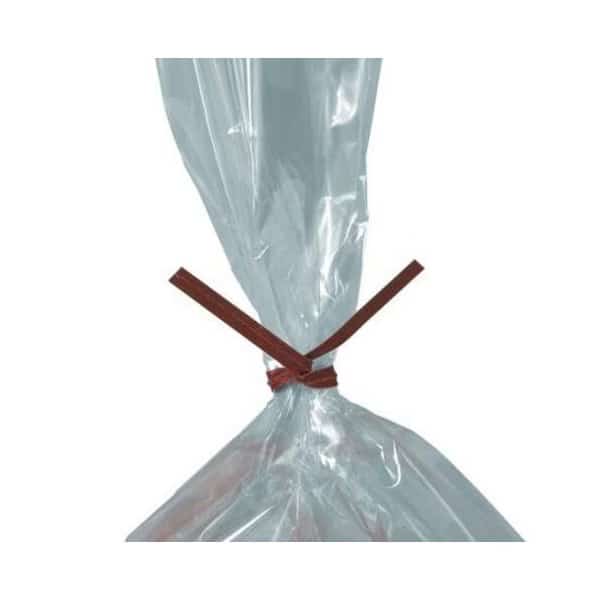 Paper Twist Ties 4L x 5/32W Red 2000/Pack